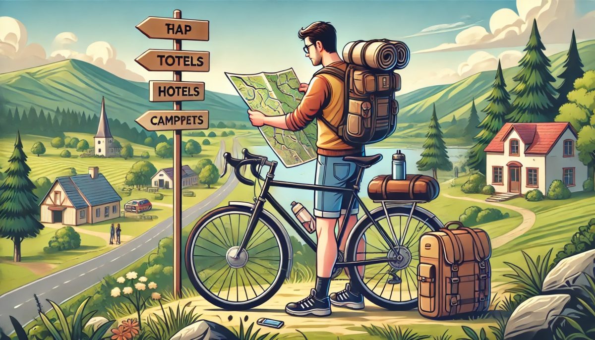 Как велосипедисту планировать свои путешествия и снимать отели